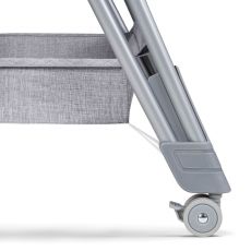 Приставне ліжечко Lionelo Luna Grey Concrete